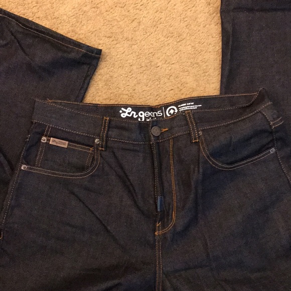 LRG denim jeans dark wash 34x32 great condition classic fit - Picture 4 of 7